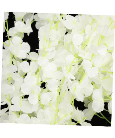 Zerodeko 60 Pcs Simulated Violet Faux Hanging Flower House Plants Artificial Outdoor Flowers Artificial Wisteria Rattan Decor Hanging Wall Flower Pendant Plastic Indoor Accessories White - Buy Online on GoSupps.com