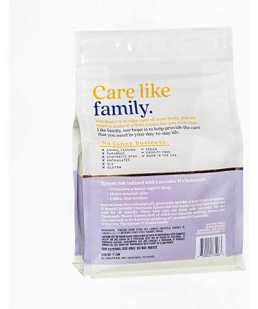 Spenser & Jensen Calming Lavender & Chamomile Epsom Bath Salts - 3 LB | Soothing Bath Soak for Muscle Relief - Buy Online on GoSupps.com
