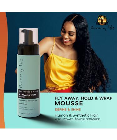 Sunny Isle Mousse 8oz for Wigs Weaves Braids & Extensions | Fly Away Control for Synthetic & Natural Hair - Buy Online on GoSupps.com
