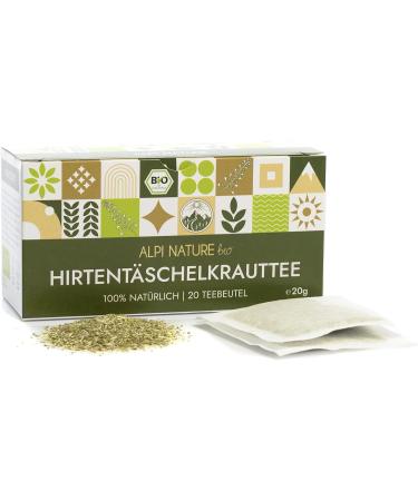  Alpi Nature Alpi Nature Bourse a Pasteur Organic Herbal Tea 120 Tea Bags 120 g Pack of 6 x 20 Bags of 1 g - Buy Online on GoSupps.com