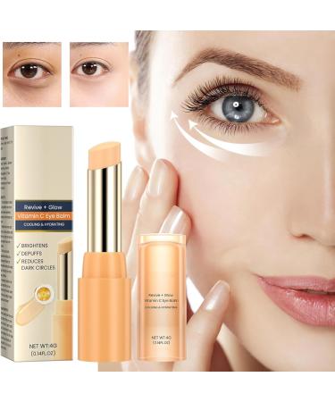 Vitamin C Eye Cream Stick Glow Vitamin C Eye Balm Eye Cream Stick Anti Aging Vitamin C Eye Cream Stick Glow Eye Balm Stick Brighten Vitamin C Eye Balm Anti Wrinkle Eye Cream Stick for Puffy Eyes - Buy Online on GoSupps.com