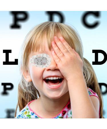 HEALIFTY 20pcs Medical Occlusion Eye Patch Cover Treat lazy eye Amblyopia one eye disorder Children Spectacle for Children Glasses (Random Style) - Buy Online on GoSupps.com