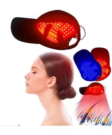 Chapeau LED Red Light Therapy Hair Reprowth Casque 82PCS LEDS SAMP SAVE SALY Phototherapy Cap 650 Nm Et 430 Nm Lumi re Bleue Rouge Pour Repousse Des Cheveux Capuchon De Croissance Des Cheveux - Buy Online on GoSupps.com