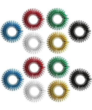 Partykindom 36 STK Play Set - Children's Scooter Massage Device Vibrating & Spiky Sensor Finger Rings for Stress Relief & Play - Buy Online on GoSupps.com