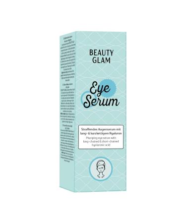 Eye Serum with Hyaluronic Acid - Reduces Swelling & Dark Circles - Vegan Silicone-Free Dye & Perfume-Free - Made in Germany - Beauty Glam 30ml - Buy Online on GoSupps.com