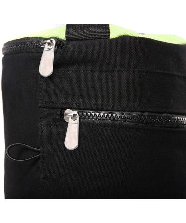Healthyoga Full-Zip Yoga Mat Bag with Inner/Outer Pockets & Adjustable Strap - 28 X 7 - Black - Buy Online on GoSupps.com
