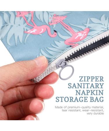 4-Pack Multi-Colored Storage Bags for Women's Bandages - Periodica Zip Bags for First Period Gifts & Teenage Girls - Buy Online on GoSupps.com