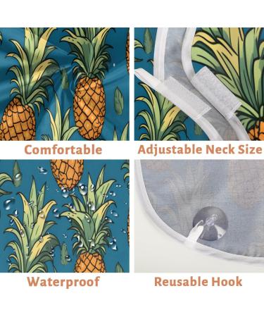 Summer Pineapple Beard Bib Apron - Ultimate Beard Hair Catcher for Men | Perfect Father's Day & Anniversary Gift with 2 Suction Cups - Buy Online on GoSupps.com