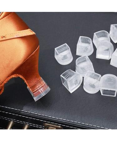 High Heel Protectors Heel Stoppers Covers Anti Slip Latin Stiletto Dancing Covers High Heel Silicone Protectors Shoe Care Kit 2.1*2.3*2.0*1.7cm - Buy Online on GoSupps.com