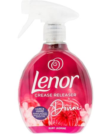 Lenor Crease Releaser Spray Removes Creases in Fabric 500ml Pack of 2 Fragrances: Exotic Bloom & Ruby Jasmine + Our Gift for You: Organza Small Bag - Buy Online on GoSupps.com