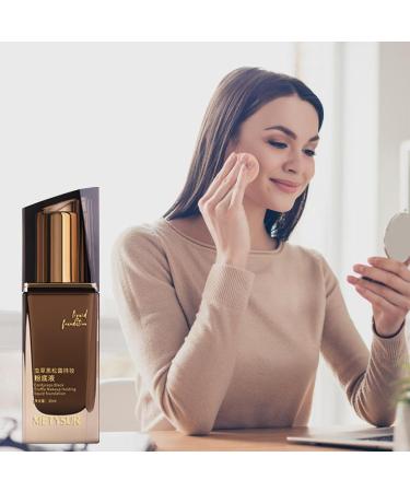 Moisturizing foundation makeup full coverage foundation | Waterproof moisturizing liquid foundation - 30ml girls' cosmetics for travel daily life dates gatherings - Buy Online on GoSupps.com