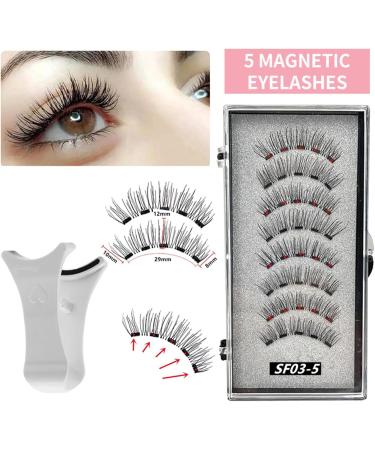 Reusable Magnetic Eyelashes Easy To Wear Long Lasting Magnetic Eyelashes Waterproof Magnetic False Eyelashes No Glue Magnetic Eye Lashes Applicator Included Eyelashes Natural For All-Day Comfort - Buy Online on GoSupps.com