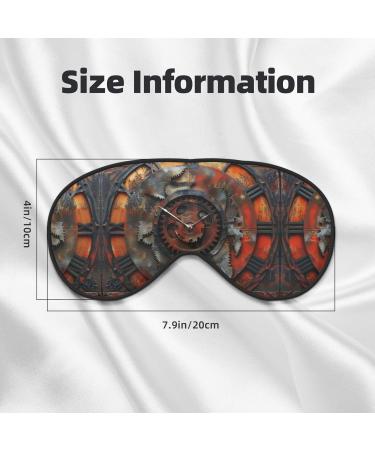 SSIMOO Clock Gear Print Eye Mask - Ultra-Soft Light-Blocking for Optimal Comfort & Restful Sleep - International Shipping Available - Buy Online on GoSupps.com