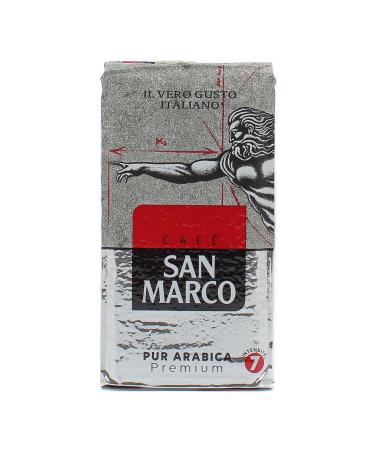 G n rique SAN MARCO - San Marco Ground Pure Arabica Coffee 250g - 250g - Pack of 3 - Sold as a Pack
