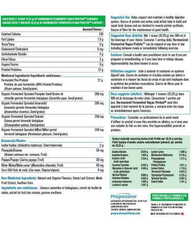 Progressive Harmonized Fermented Vegan Protein Vanilla Maple Cookie Flavour - 680 g - Buy Online on GoSupps.com