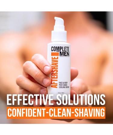 Buy Natural Alcohol-Free Aftershave for Men - Soothing & Cooling Shave Gel for Sensitive Skin - Buy Online on GoSupps.com