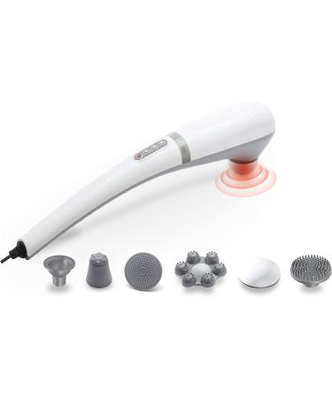 Percussion Handheld Back Massager with Heat - Deep Tissue Relief for Neck and Back - Buy Online on GoSupps.com