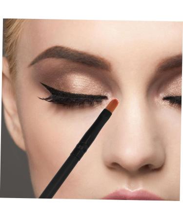 AUTSUPPL 10pcs Nose Shadow Brush Makeup Concealer Brush Single-head Brush Beauty Supply Wooden Handle Black - Buy Online on GoSupps.com