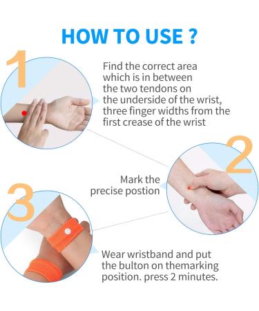 10 Pairs Motion Sickness Relief Bands for Children - Jane Choi Wristbands for Kids & Adults - Sea, Car, Airplane & Pregnancy Nausea Bracelets - Pack of 1 - Buy Online on GoSupps.com