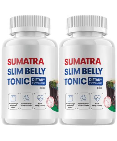 (2 Pack) Sumatra Slim Belly Tonic - Slim Belly Dietary Supplement Sumatra Slim Belly All-Natural Pills Sumatra SlimBelly Reviews (120 Capsules)