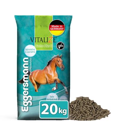 Eggersmann Mein Pferdefutter Vitalize Gastro Plus E Stomach Sensitive Horse Food Grain Free with Magnesium for Muscles and Ne