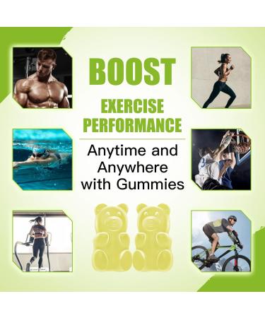 Buy Sugar-Free Creatine Monohydrate Gummies 5g - 180 Lemon Chewable Supplements for Men & Women - Pack of 2 - Buy Online on GoSupps.com