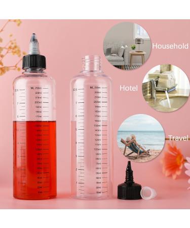 2 Pack Applicator Bottle for Hair 8.5oz Hair Color Applicator Bottle Twist-On Top Tip Cap Hair Oil Applicator Plastic Squeeze Bottle Root Hair Dye Bottle with Graduated Scale - Buy Online on GoSupps.com