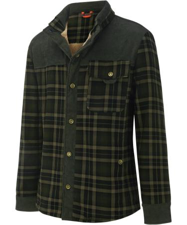 Buy Hanxiulin Men's Fleece Plush Jacket - Warm Windproof Winter Parka XL Gray | Cuddly Long Sleeve Bomber Coat - Buy Online on GoSupps.com