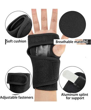 Regain R1 Carpal Tunnel Wrist Brace with Removable Splint - Adjustable Support Wrap for Right Hand - Universal Size - Buy Online on GoSupps.com