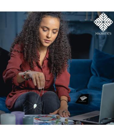 Esoteric Moonstone Pendulum - Water Drop Shape | Divinatory Radiesthesia Tool for Intuition & Insights (14g) - International Shipping Available - Buy Online on GoSupps.com