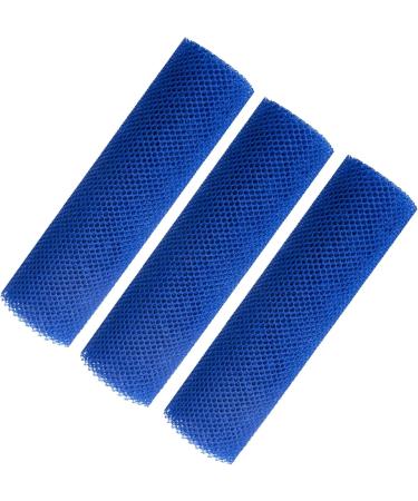 Long Net Bath Sponge - Nylon Mesh Skin Smoother Bath Towel Washcloth - Back Cleaning Bathing Sponges for Women and Men Dead Skin Removal Blue - Buy Online on GoSupps.com