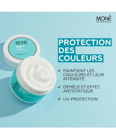 MON PROFESSIONAL Mask for colored dry and damaged hair - Intense care repairing shine color radiance - Keratin shea butter Mono de Tahiti coconut oil - 300 ml - Buy Online on GoSupps.com