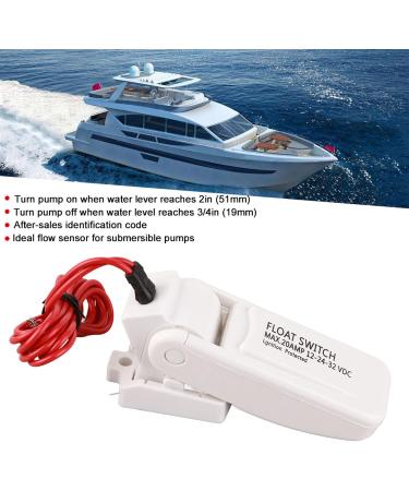 Bilge Pump Float Switch Submersible Pump Switch Abs Automatic Boat Bilge Pump Float Switch Ignitioned For Electric Water Pumps - Buy Online on GoSupps.com