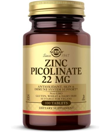 Solgar Vitamin C 1000mg & Zinc Picolinate 22mg Bundle - Immune Support, Antioxidant, Healthy Skin - Buy Online on GoSupps.com
