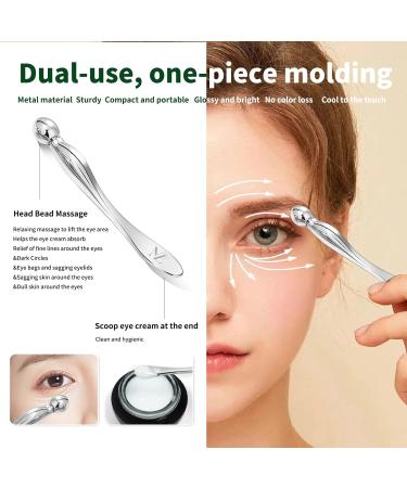 Face Roller Massager & Gua Sha Tools - Stainless Steel Facial Massage for Skin Care Reduce Puffiness & Wrinkles - Perfect Gift for Women - Buy Online on GoSupps.com