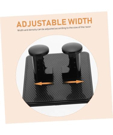 Buy Homsfou 24-Piece Wall-Mounted Razor Holder | Adjustable Shower Rack & Suction Cup Shaver Organizer - Black & White - Buy Online on GoSupps.com