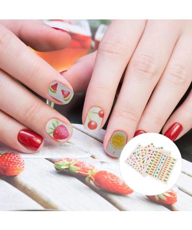 EXCEART Laptop Sticker Nail Stickers 10 Sheets Summer Nail Art Stickers Decals Fruit Flamingo Pineapple Nail Decals Waterproof for DIY Art Scrapbooking Manicure Salon Supplies s - Buy Online on GoSupps.com
