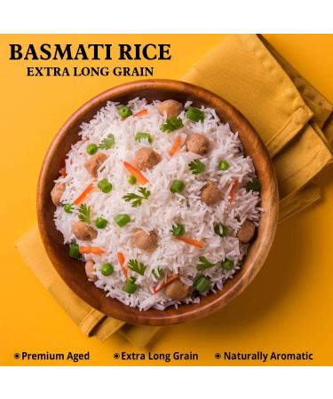 Himalayan Chef Basmati Rice - 10 lbs | Extra Long Grain, Fluffy & Aromatic - Buy Online on GoSupps.com