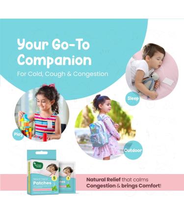 Mother Sparsh Natural Vapour Patches For Kids With Eucalyptus Oil Peppermint Oil & Thymol Crystal (Camphor Free) | Quick Relief from Runny Nose & Nasal Congestion | Lasts Upto 8 Hrs-(Pack of 5) - Buy Online on GoSupps.com
