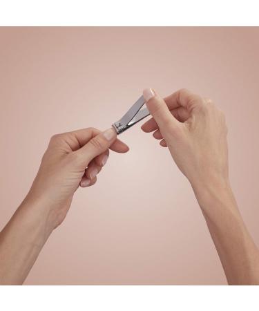 High-Quality Twin Nail Clipper Set - Polished Stainless Steel Fingernail & Toenail Cutters (60mm) - Precision Nail Care for Hands & Feet - Buy Online on GoSupps.com