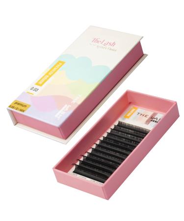 THE LASH SUPPLY PREMIUM - Volume Eyelash Extension 0.03  0.05  0.07 Thickness - C/CC/D Curl Mix Length & 9mm to 20mm   Lashes Extensions Professional Supplies - Highest Material (Ultra Soft & Lightweight) Premium 0.03-C ...