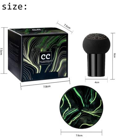 Chaful Cushion CC Foundation Air Cushion CC Cream Photo-Ready Foundation Look in Seconds Air Cushion CC Cream Foundation Long-Lasting Oil Control BB Cream Face Concealer 20 G (Natural) - Buy Online on GoSupps.com