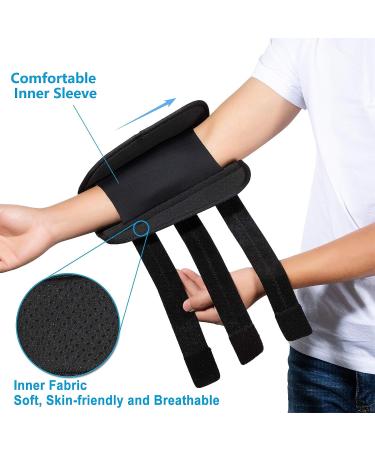 Elbow Brace Night Splint for Cubital Tunnel Syndrome - Ulnar Nerve Stabilizer - Prevent Excessive Bending - Fits Left and Right Arms - Women Men (S/M) - Buy Online on GoSupps.com