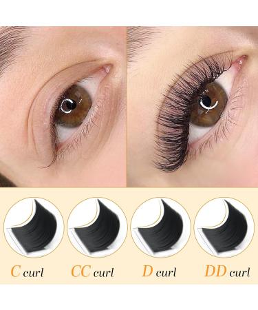 Easy Fan Russian Volume Lash Extensions - C-0.05-15 | Self Fanning Lashes | 15mm C Curl - Buy Online on GoSupps.com