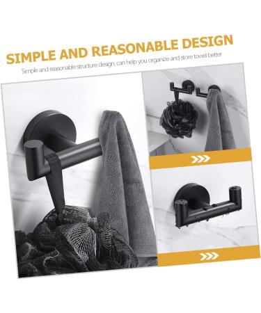 Alipis 3pcs Coat Hook Heavy Duty Coat Hangers Hand Towel Bar Wall Hook Towel Hook Clothes Hook Wall-Mounted - Buy Online on GoSupps.com