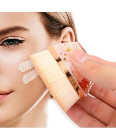 Foundation Brush Elegant Makeup Brush Portable for Powder Room for Home Travel for Makeup Artist - Buy Online on GoSupps.com