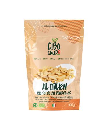 Raw and Organic Ranched Garlic - 100 g. Sun-dried Italian Garlic - Premium Quality. Rich in Energizing and Antioxidant Mineral Salts.