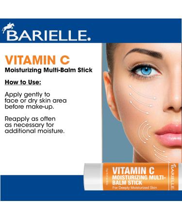 BARIELLE Vitamin C Moisturizing Balm Stick | Deeply Moisturized Skin | Travel Size Facial Treatment for All Skin Types - Shop Now - Buy Online on GoSupps.com