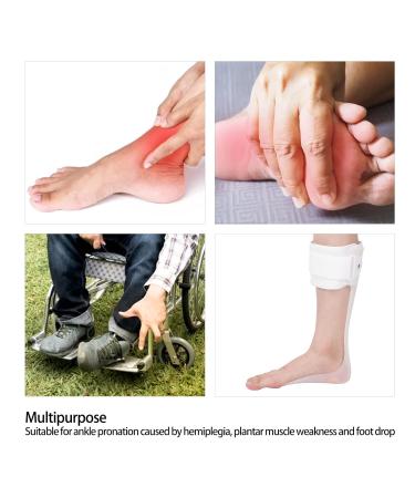 ZJchao Drop Foot Correction Support - Ultra Thin Ankle Foot Orthosis for Weak Muscles & Ankle Pronation - Stroke Rehabilitation (S-Right) | International Shipping - Buy Online on GoSupps.com