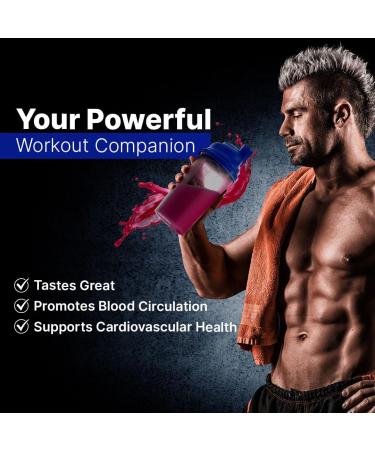 L-ARGININE PRO 2-Pack 1 Grape Jar and 30 Single Serve Packs That are Great Tasting! | Blood Flow | Pre-Workout Drink | with Vitamins C B6 B12 K & More - Buy Online on GoSupps.com